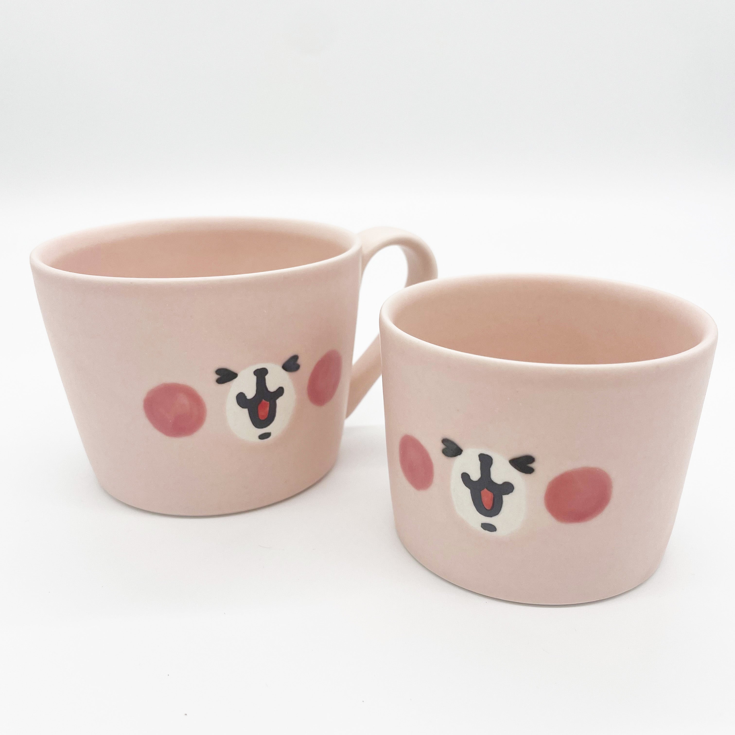 【11月下旬】【受注商品】うさぎ　フェイスフリーカップ　キャハ顔【お届けは10月下旬より順次】