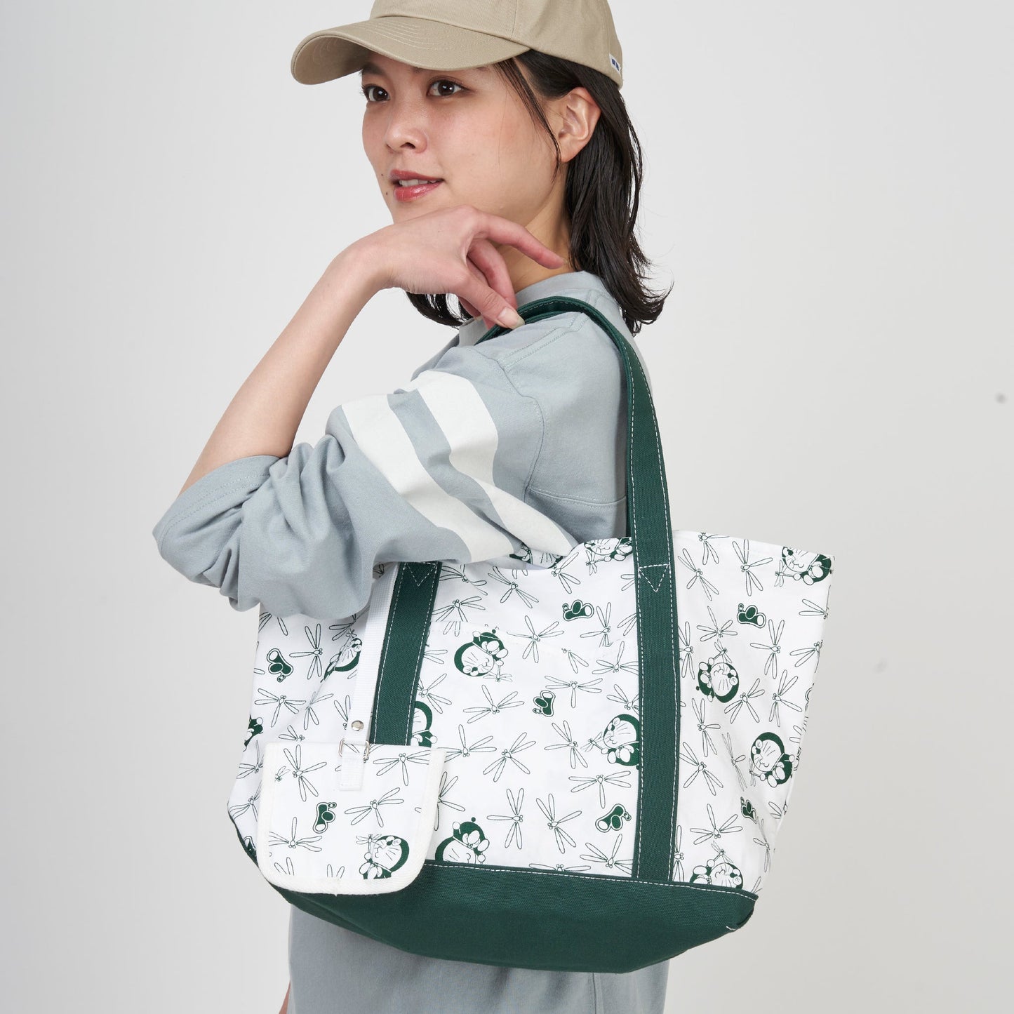 ドラえもんトンボ柄　トートバッグ