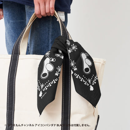 ドラえもんチャンネルアイコンバンダナ　BLACK
