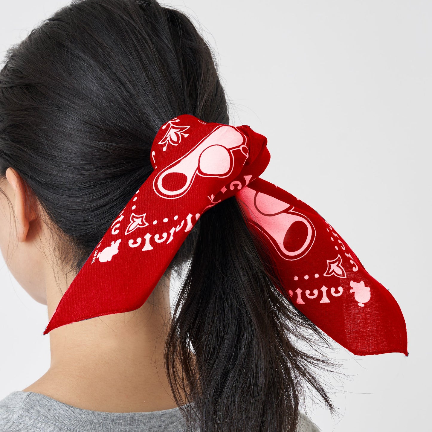 ドラえもんチャンネルアイコンバンダナ　RED