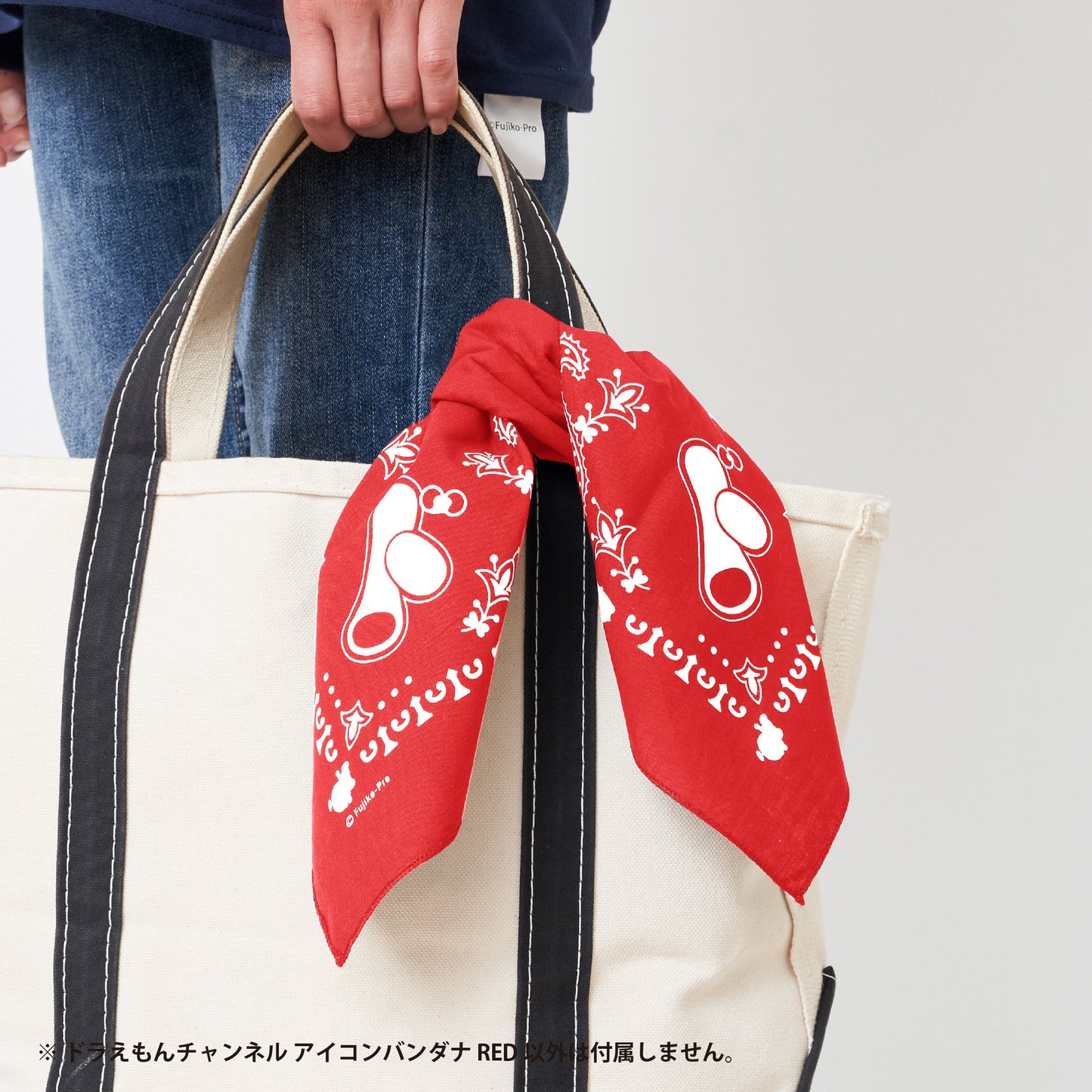 ドラえもんチャンネルアイコンバンダナ　RED