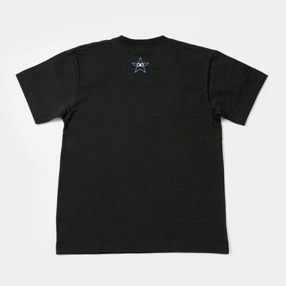 ドラえもん　フロントプリントTシャツ　BLACK