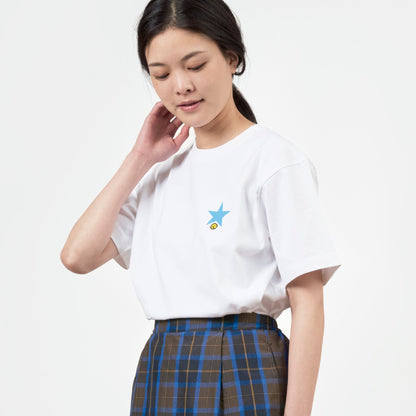 ドラえもん　バックプリントTシャツ　WHITE