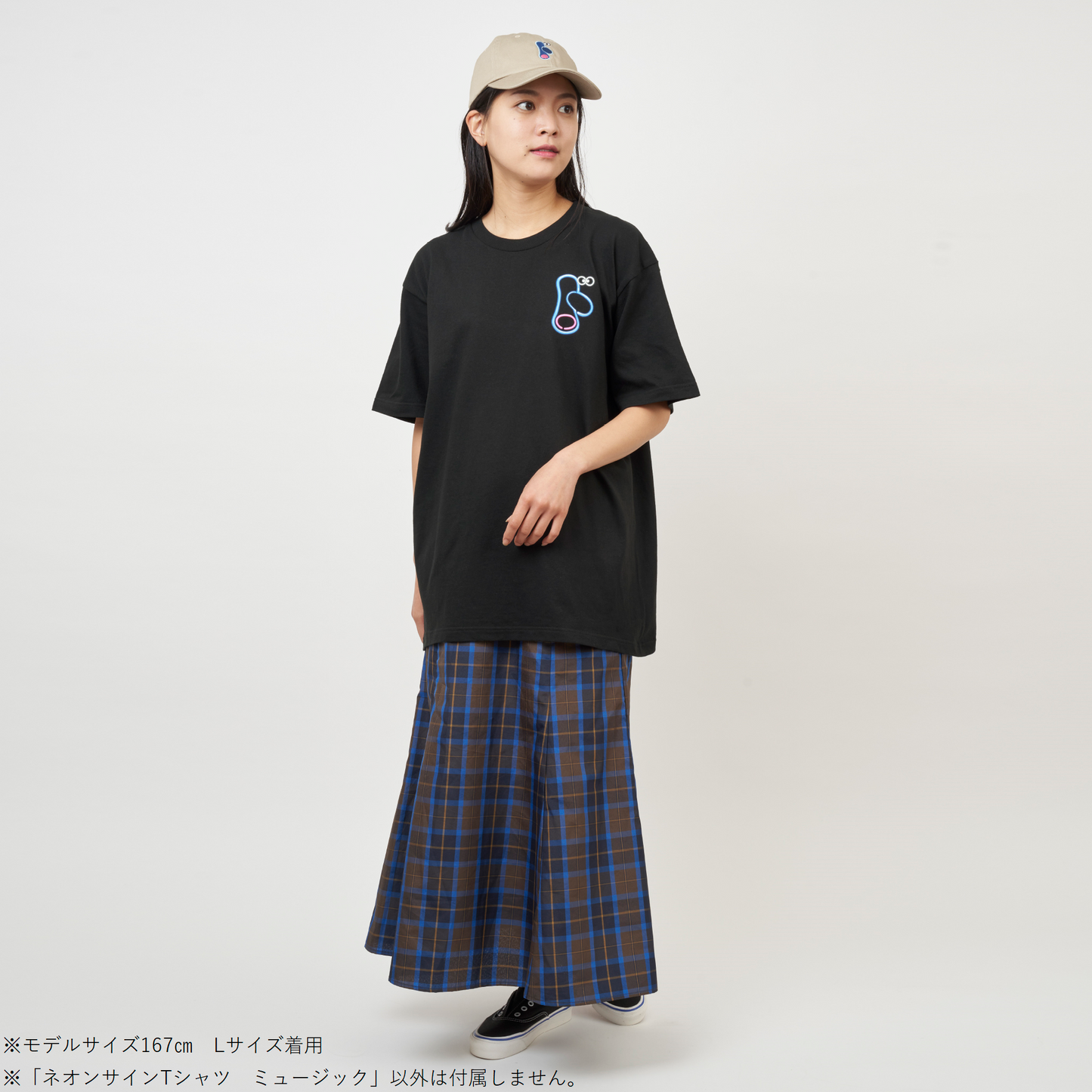 ネオンサインTシャツ　ミュージック