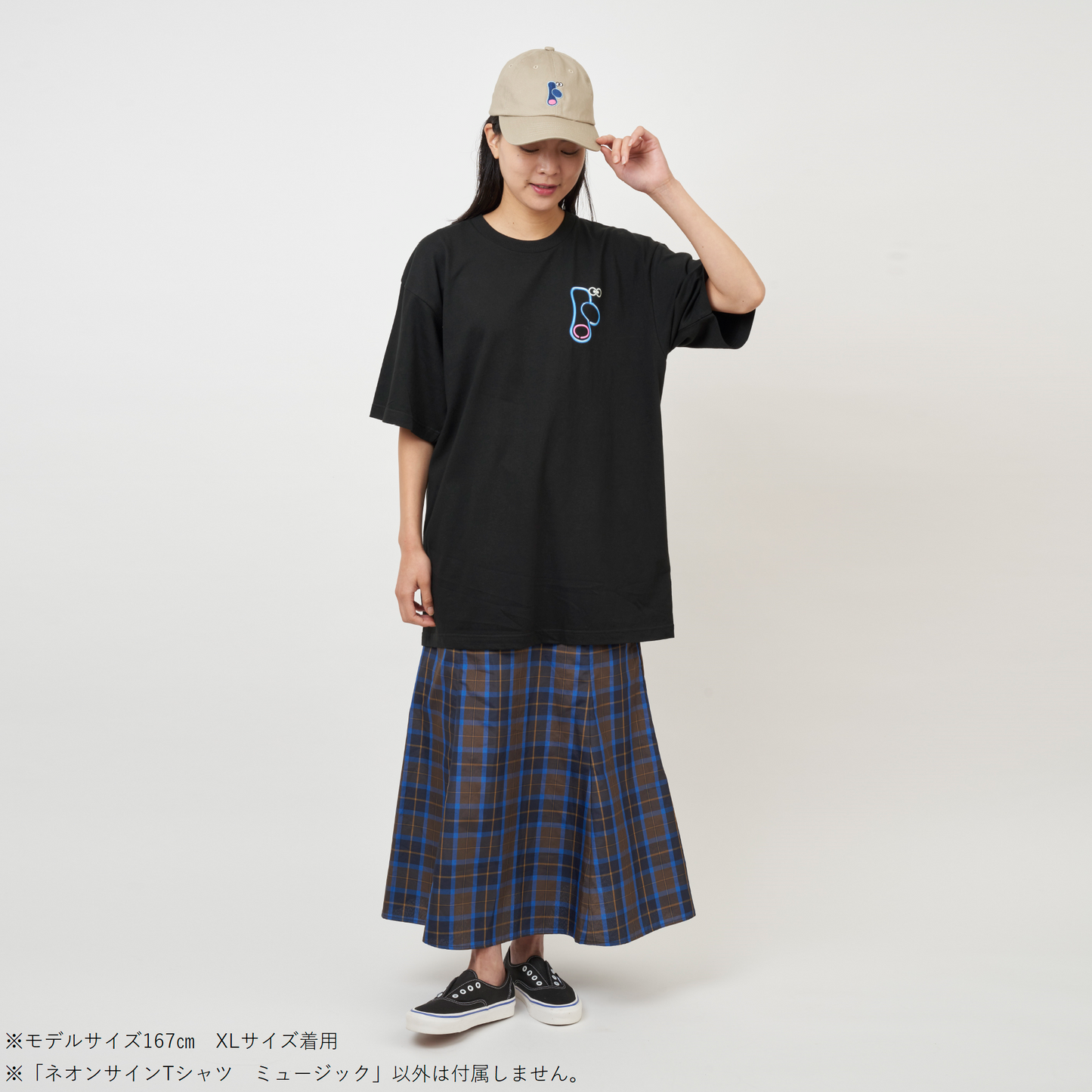 ネオンサインTシャツ　ミュージック
