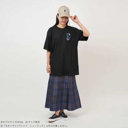 ネオンサインTシャツ　ミュージック