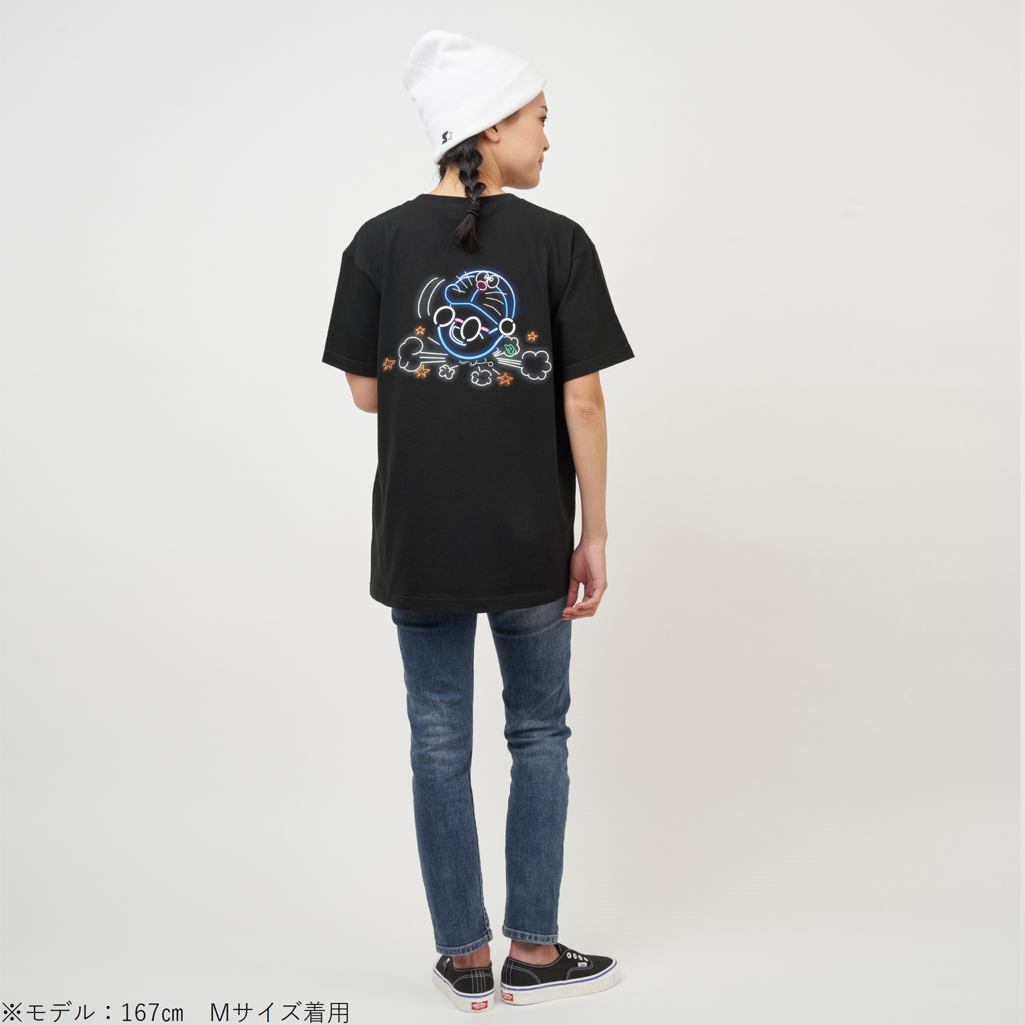 ネオンサインTシャツ　尻もち