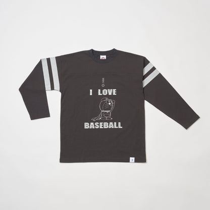 【在庫メタ空】I LOVE BASEBALL ロンT