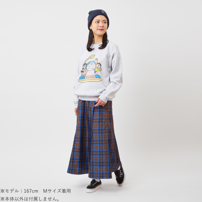 ヴィンテージ加工デザインスウェット（タイムマシン）GRAY