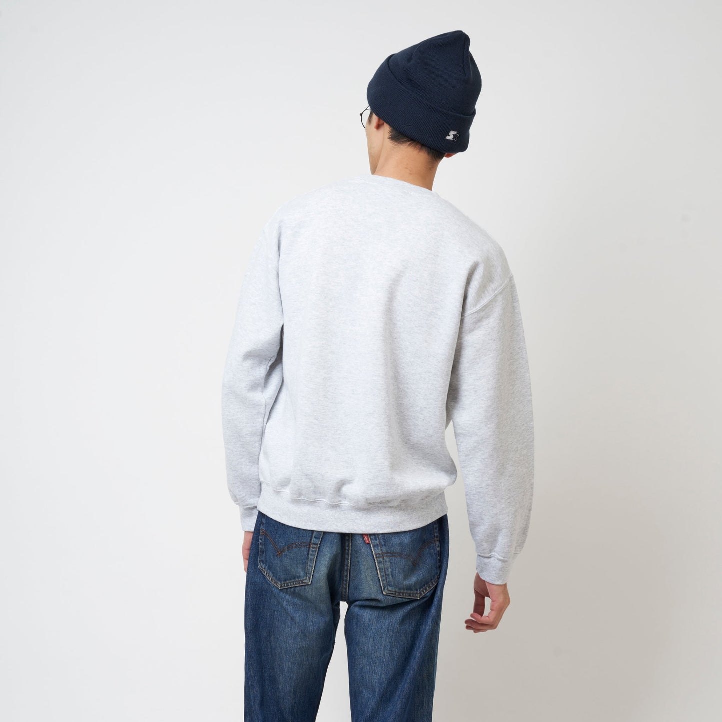 ヴィンテージ加工デザインスウェット（タイムマシン）GRAY