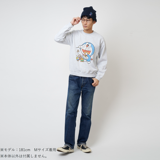ヴィンテージ加工デザインスウェット（ムード盛り上げ楽団）GRAY