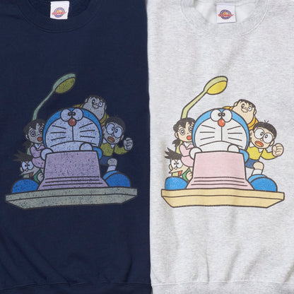 ヴィンテージ加工デザインスウェット（タイムマシン）NAVY