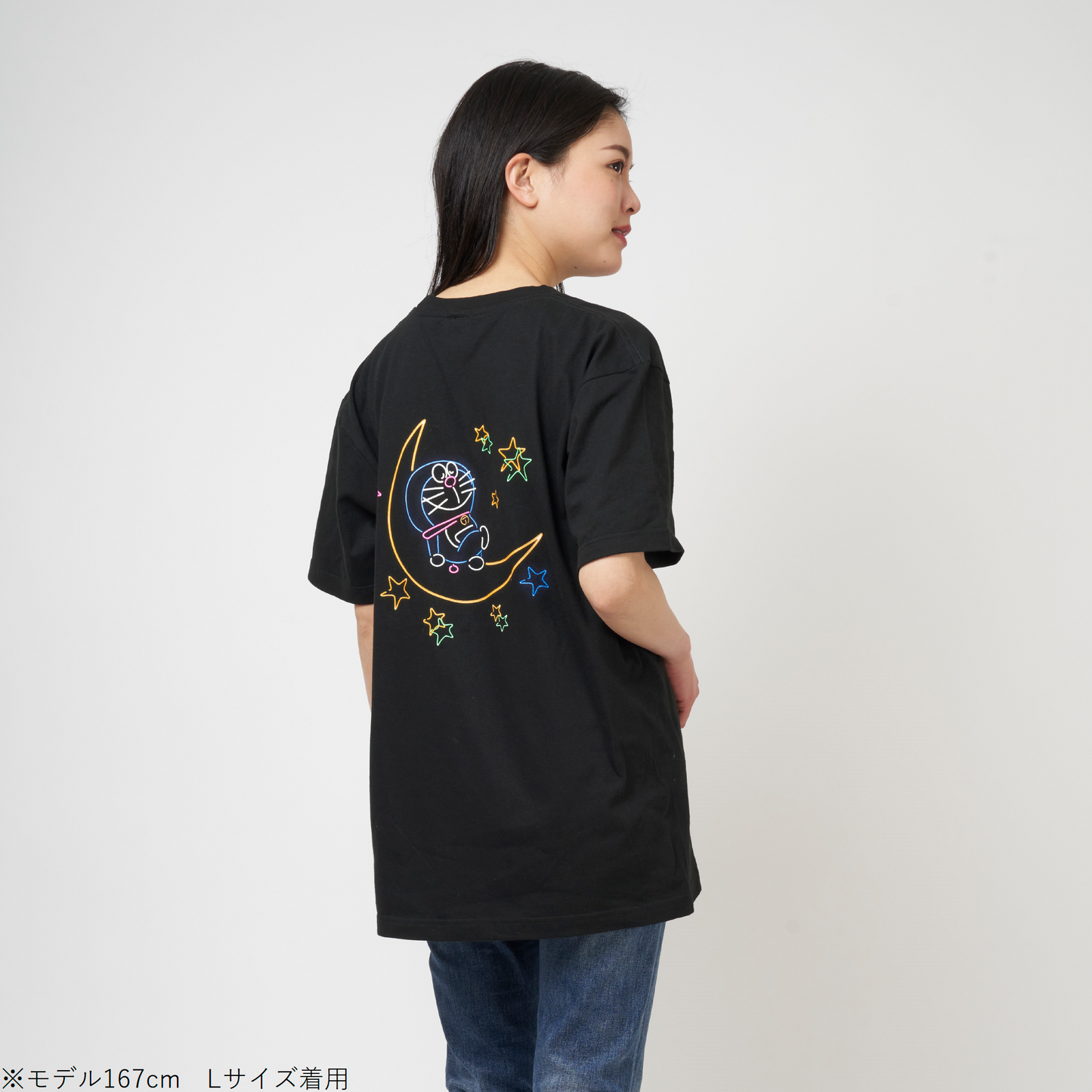 ネオンサインＴシャツ　三日月　