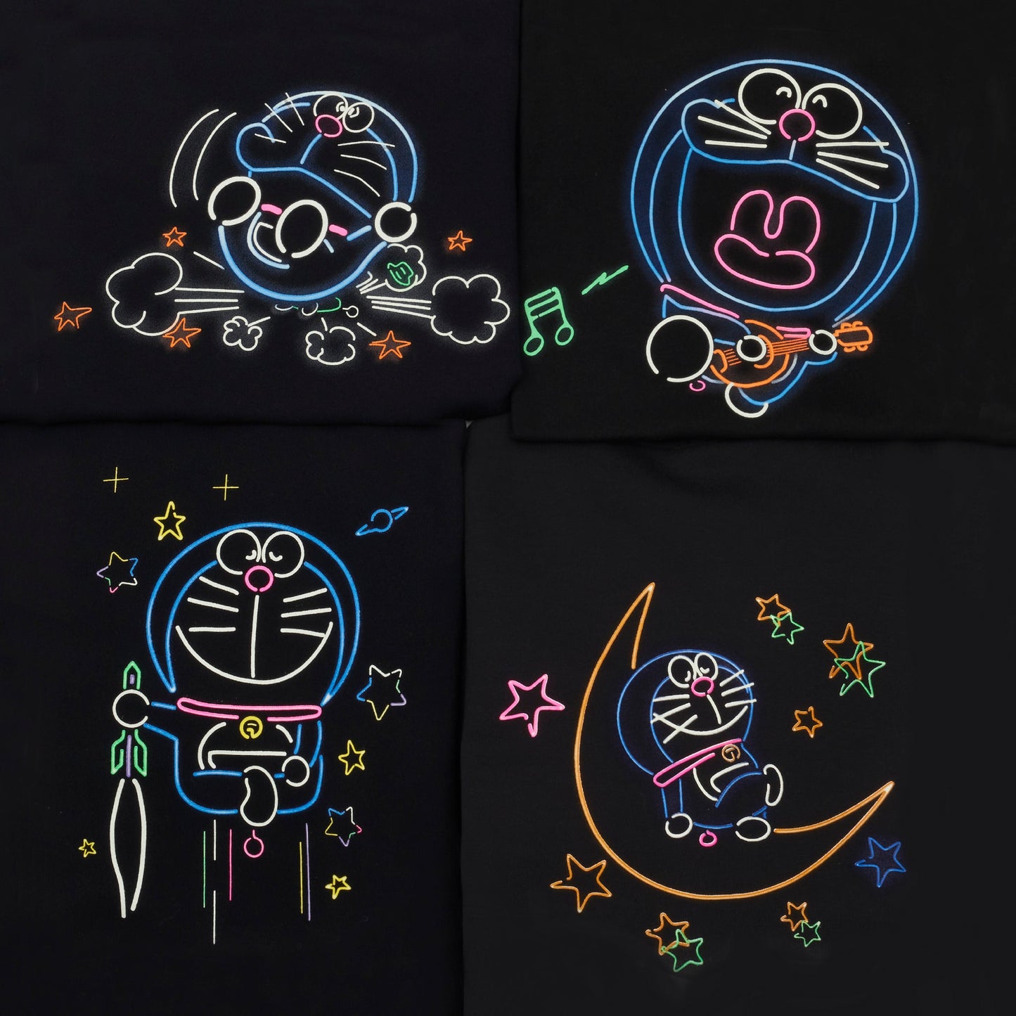 ネオンサインＴシャツ　三日月　
