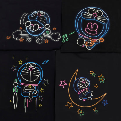 ネオンサインＴシャツ　三日月　