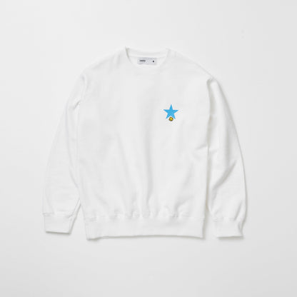 ドラえもん　バックプリントスウェット　WHITE