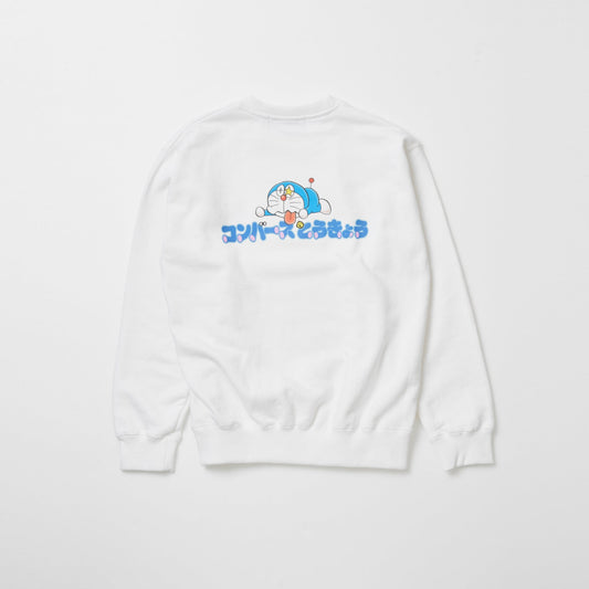 ドラえもん　バックプリントスウェット　WHITE