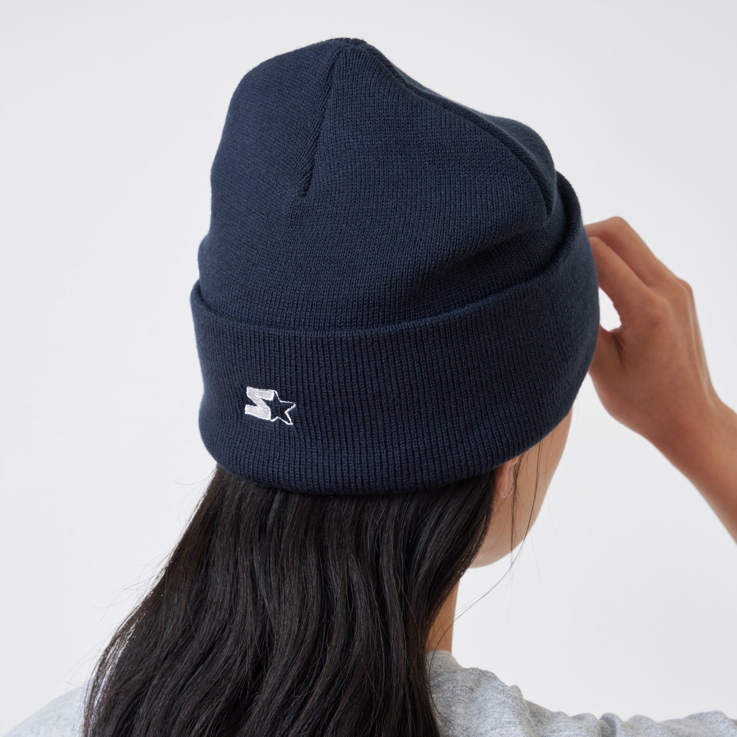ニットキャップ（ド）NAVY　