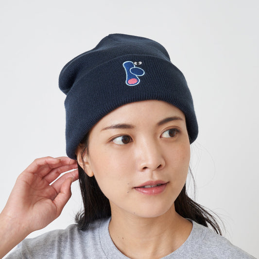 ニットキャップ（ド）NAVY　