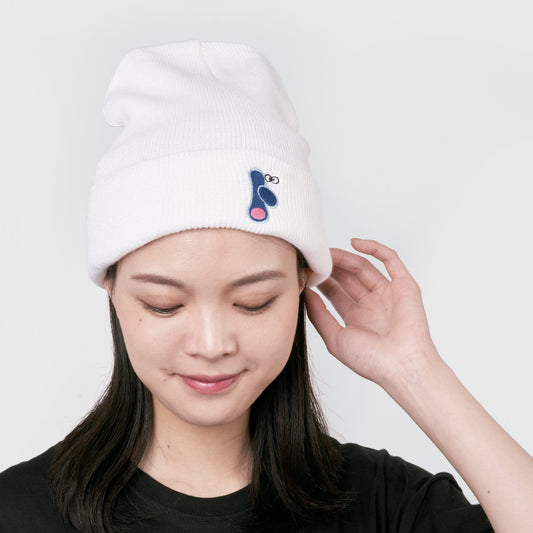 ニットキャップ（ド） WHITE　