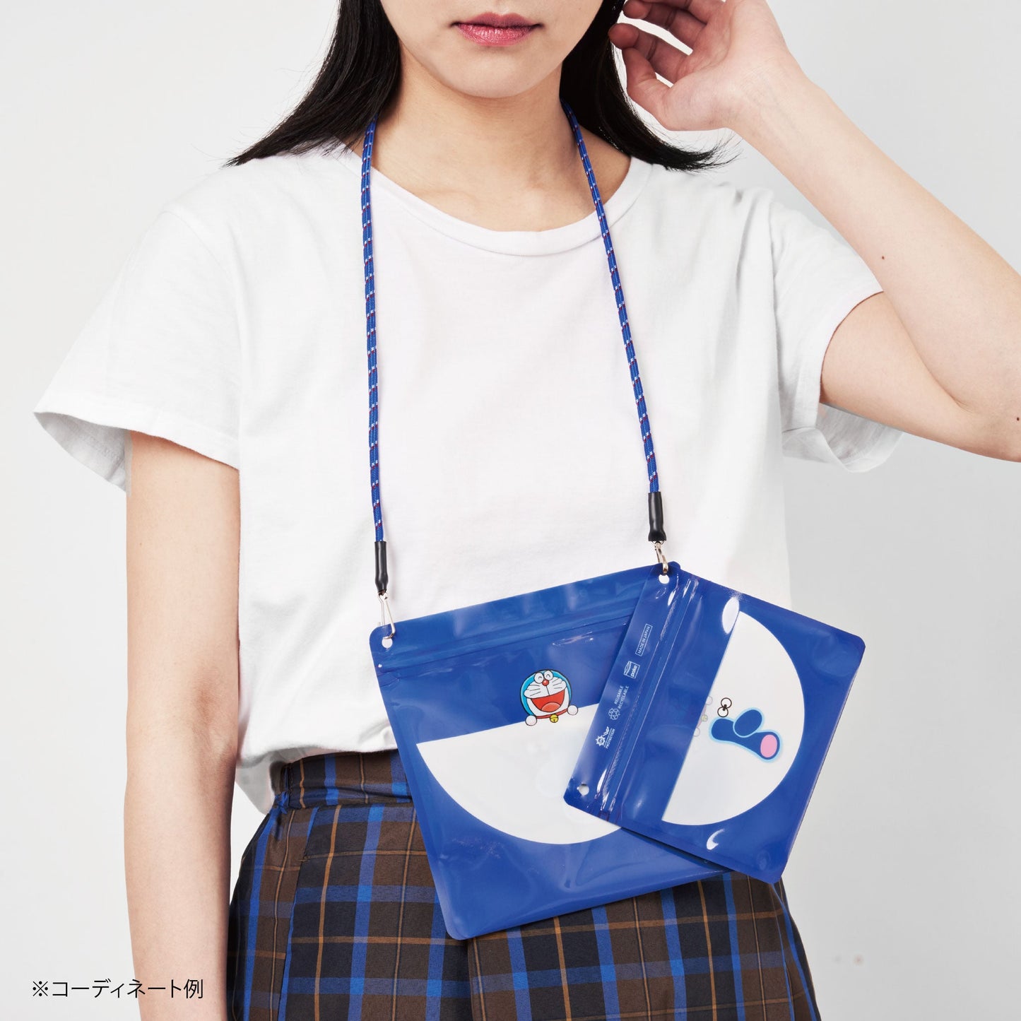 ドラえもんチャンネル限定デザイン　Pake® ジッパーバッグ（小）