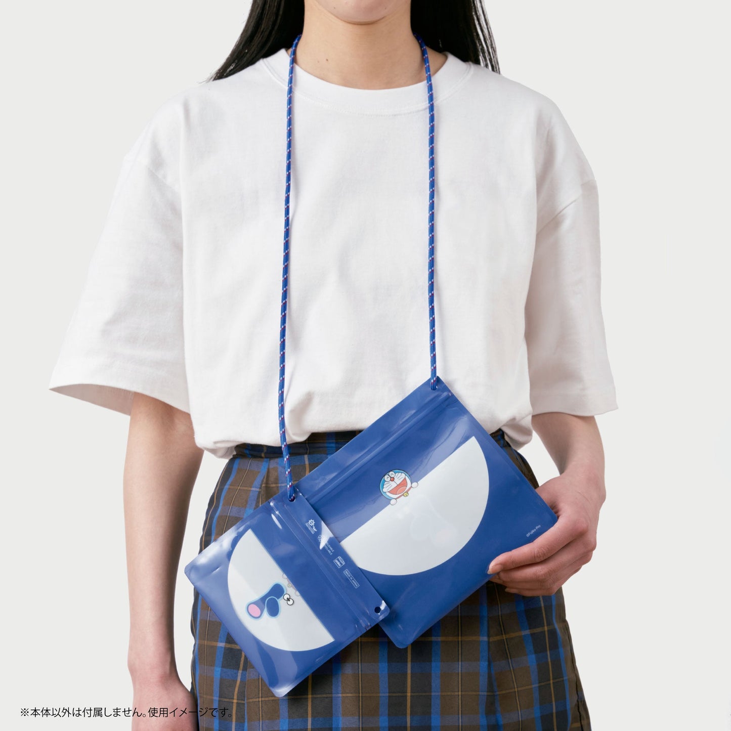 ドラえもんチャンネル限定デザイン　Pake® ジッパーバッグ（中）